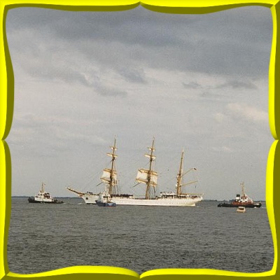 Segelschiff vor Cuxhaven